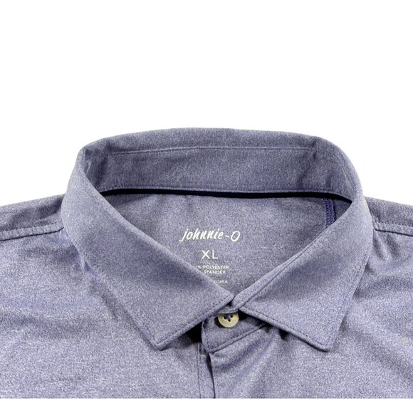 Johnnie-O Golf Polo Shirt XL Light Purple Performance Causal *Logo - Picture 2 of 8